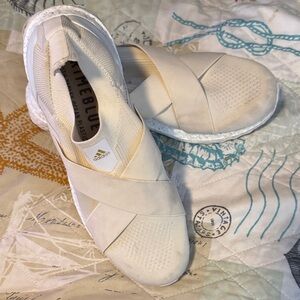 adidas Women's Slip-On Sneakers in Off-White/Cream